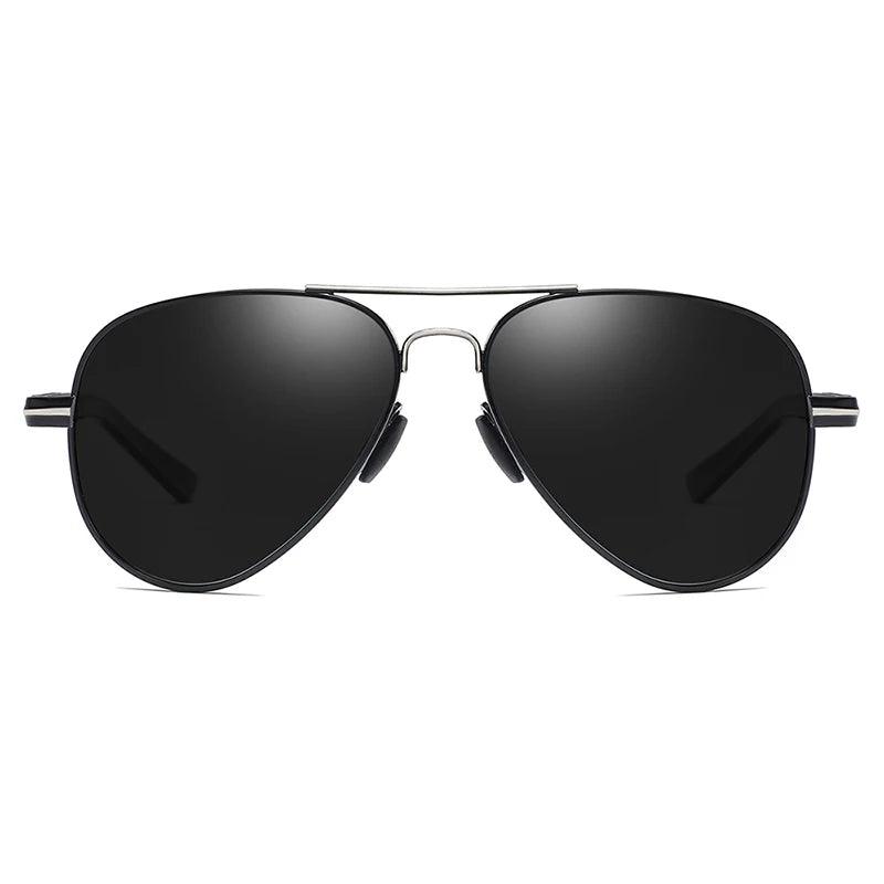 Óculos de Sol Polarizado Estilo Aviador Inox com Proteção UV400 | Barcur 8721