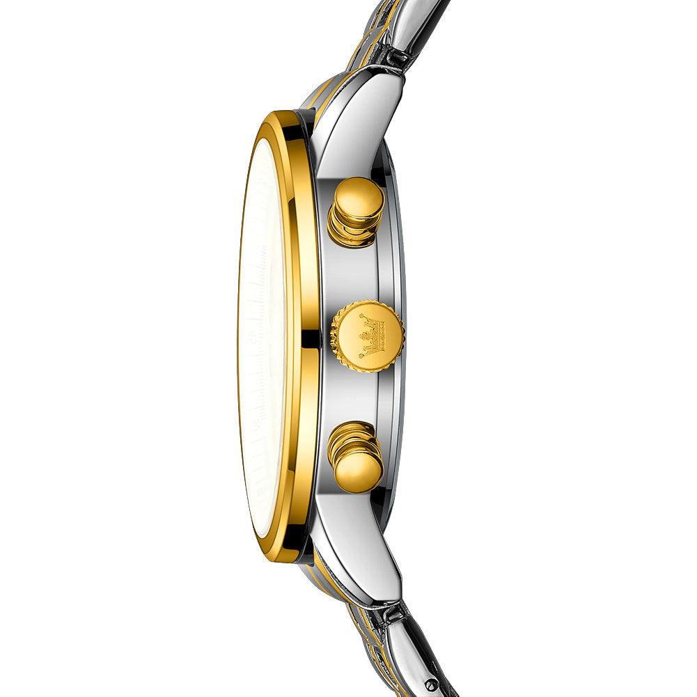 Relógio Executivo Royalle Dourado de Luxo Masculino | TY709