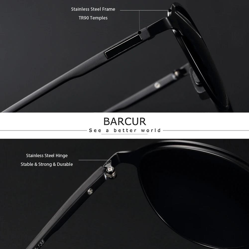 Óculos de Sol Unisex Polarizado com Proteção UV400 | Barcur 8622